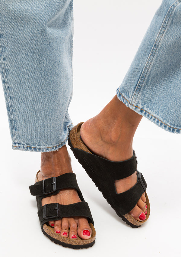 Arizona Sandal SFB | Black Suede