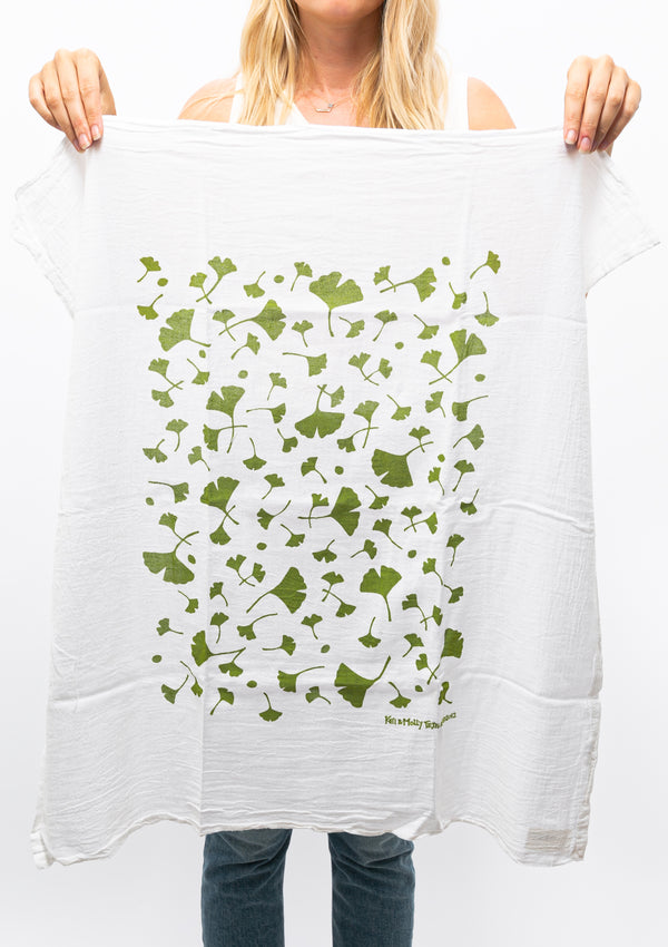 Flour Sack Dish Towel | Gingko