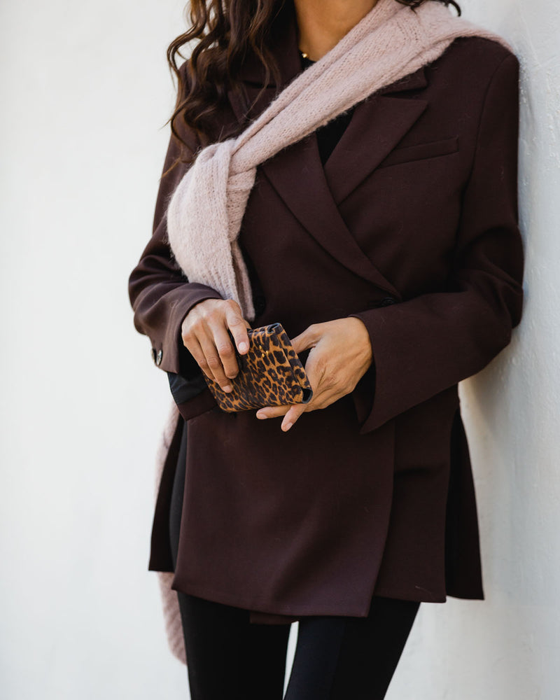Porte Mobile M | Leopard Chamois