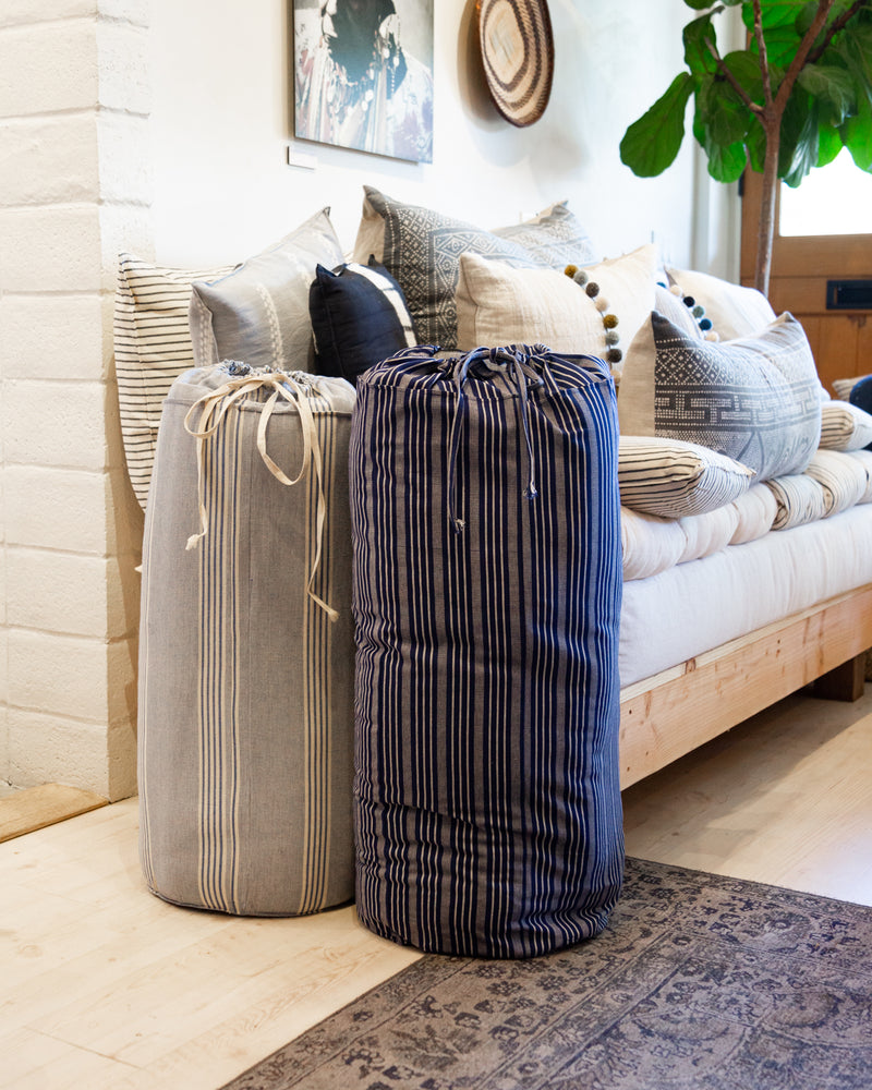 Bedroll Storage Pouch | Navy Stripe