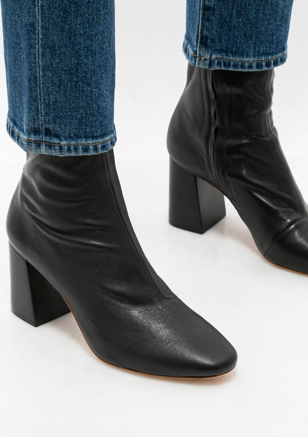 Elise Slim Ankle Bootie | Black