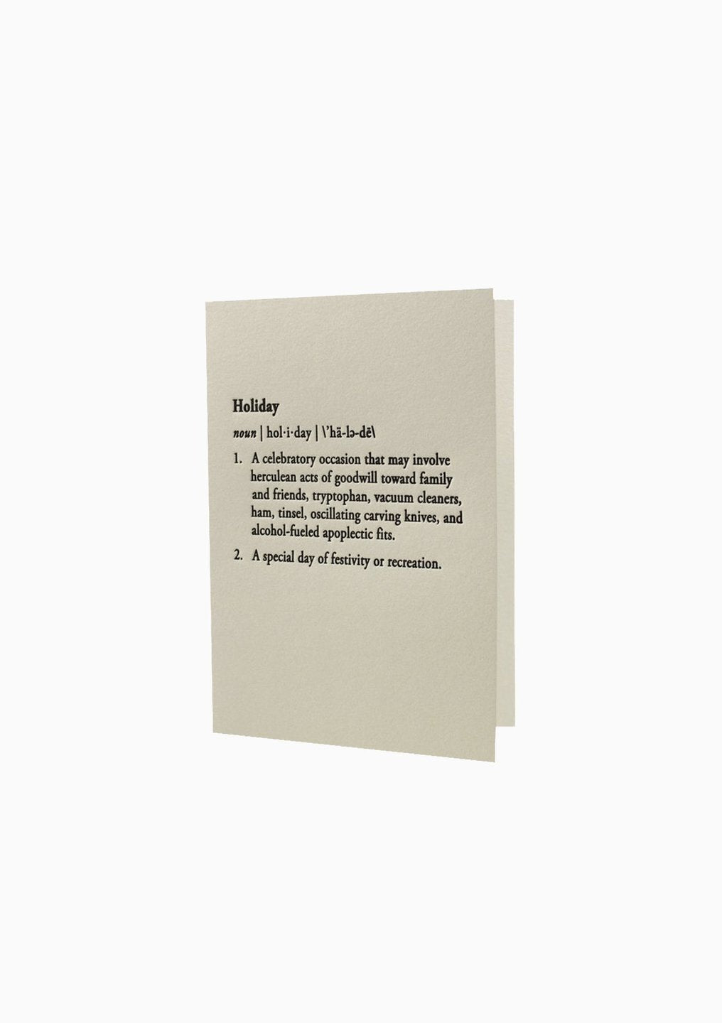 Holiday Card, Holiday Definition