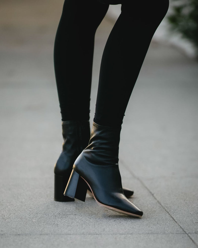 Elise Slim Ankle Bootie | Black