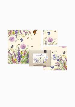 Beeswax Wrap, Flower Meadow | Set of 3