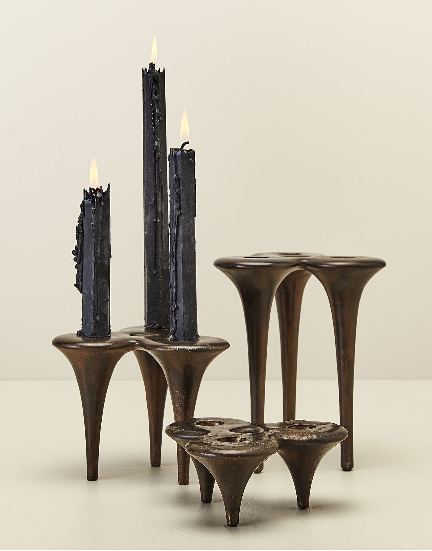 Stake Bronze Candlestick | Medium