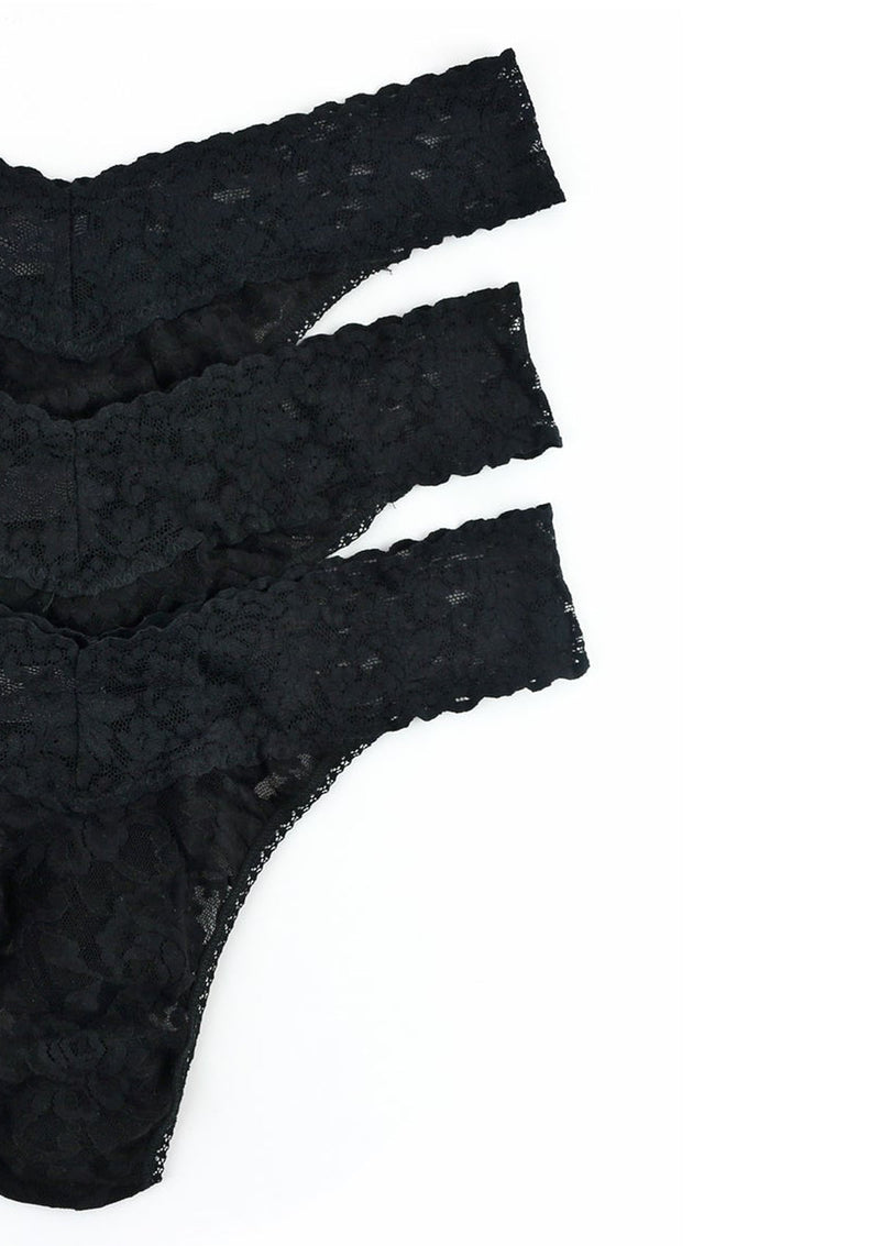 3 Pack Original Thong | Black