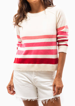 Stripe Sweatshirt | Pinks