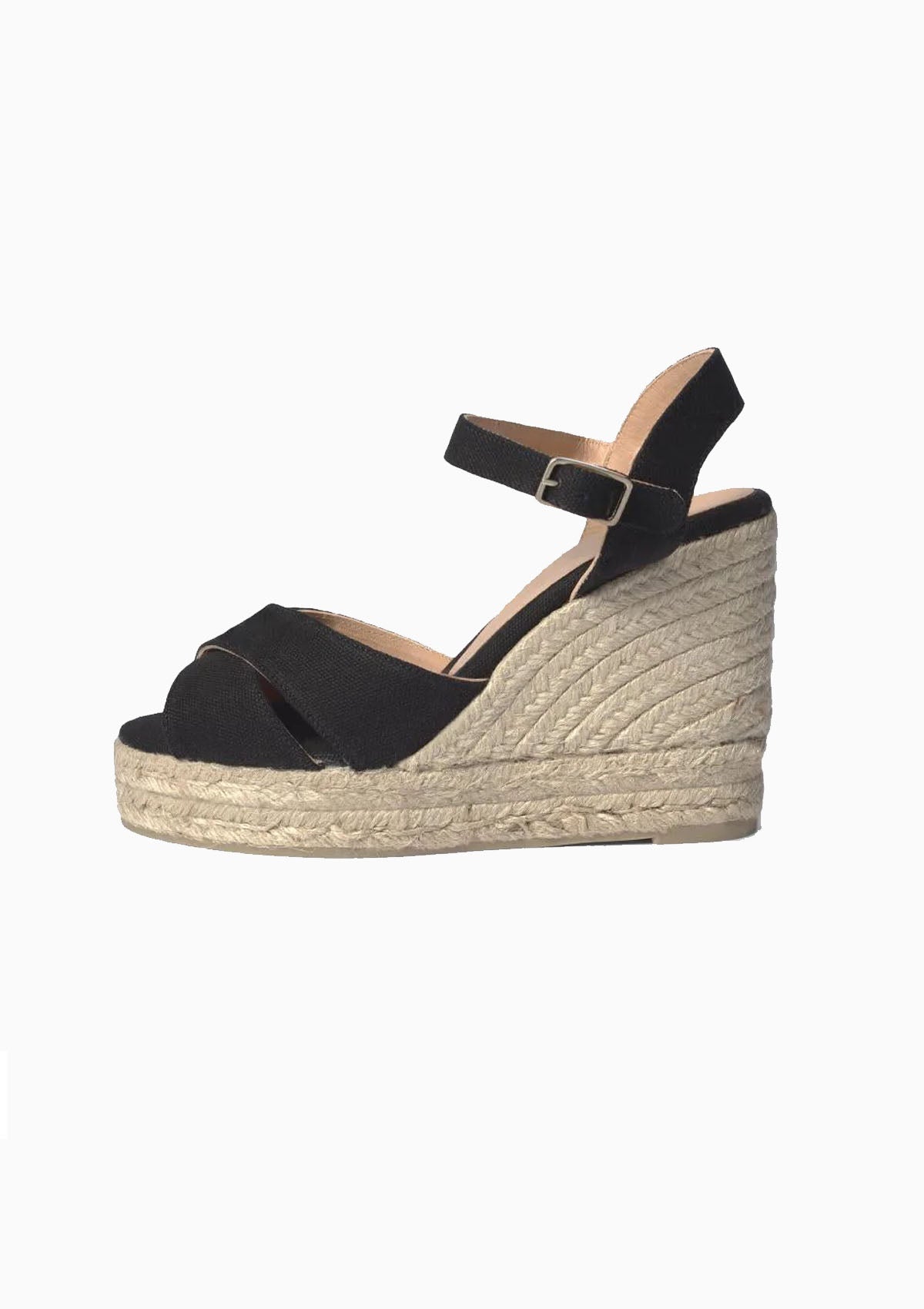 Blaudell Canvas Wedge 4" | Negro