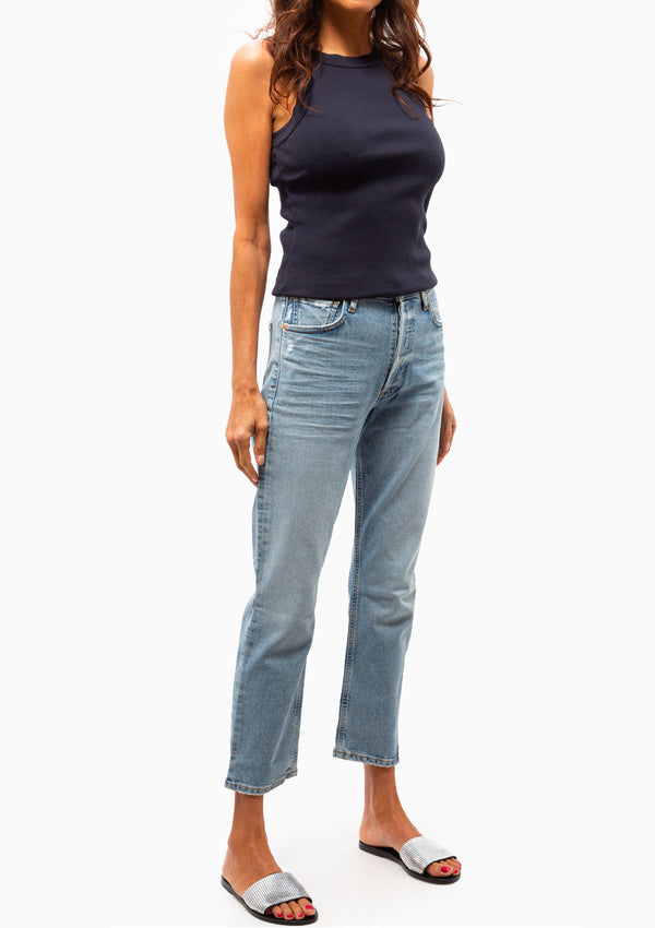 Charlotte High Rise Crop Straight | Dalia