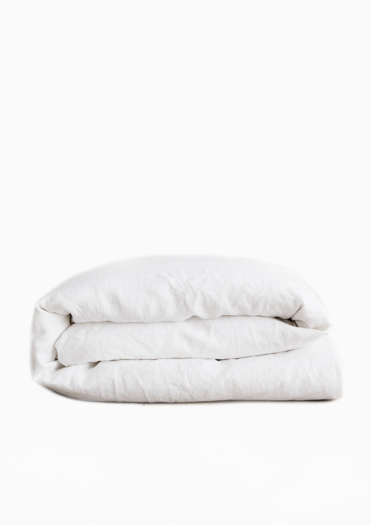 Linen Duvet Cover King | White