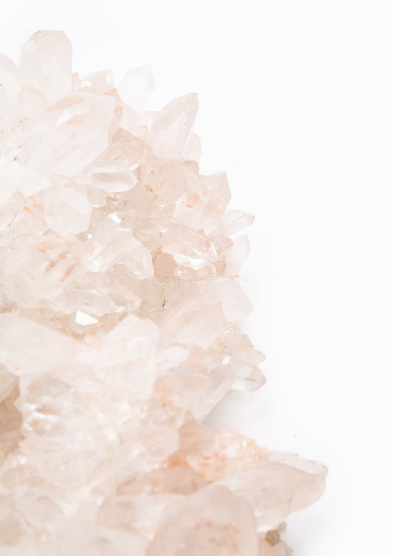 Himalayan Quartz Crystal 29, Pink & Hematite