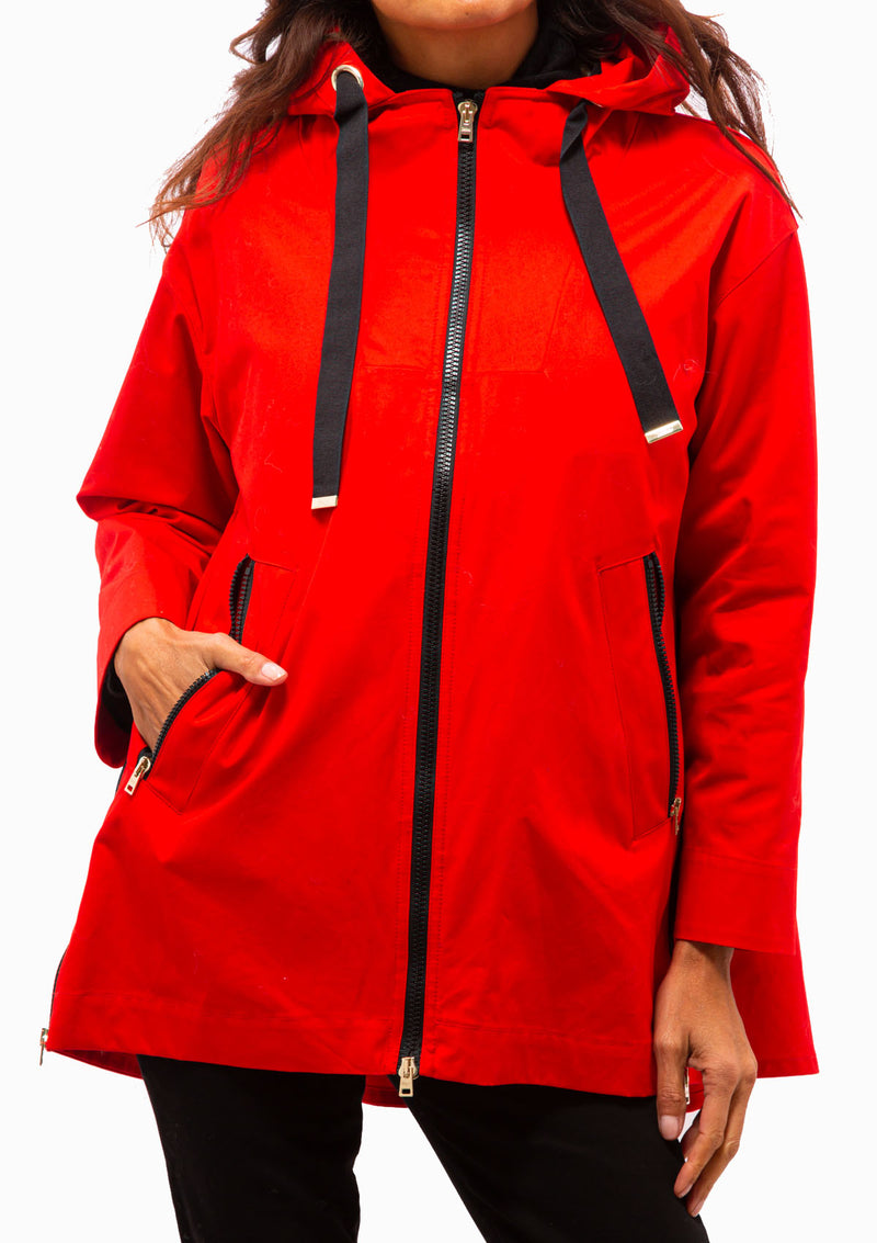 Delon & Nylon Ultralight Jacket | Rosso