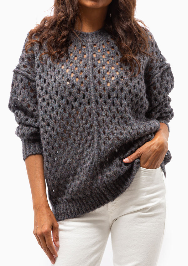 Tiana Pullover | Anthracite