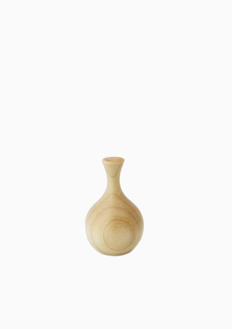 Tiny Wooden Flower Vase | Crane Head