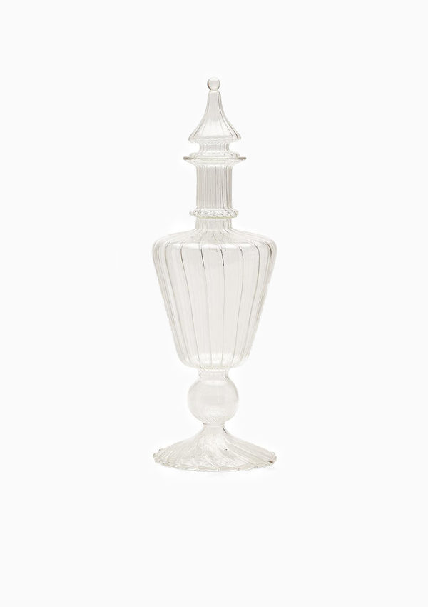 Verre Fluted Decanter | 13" x 4.25"