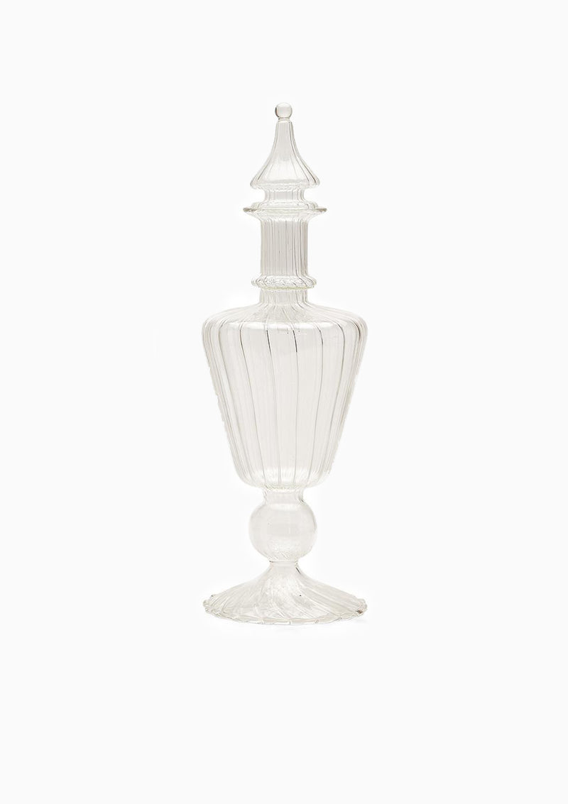 Verre Fluted Decanter | 13" x 4.25"