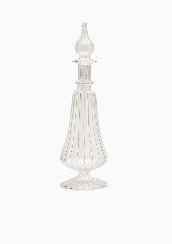 Verre Fluted Decanter | 14.5" x 4.25"