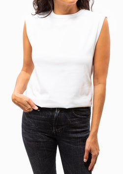Brani Sleeveless T-Shirt | White