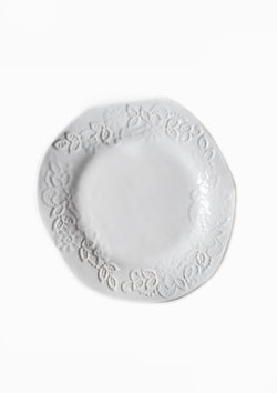 Lace Piatra Dinner Plate | White