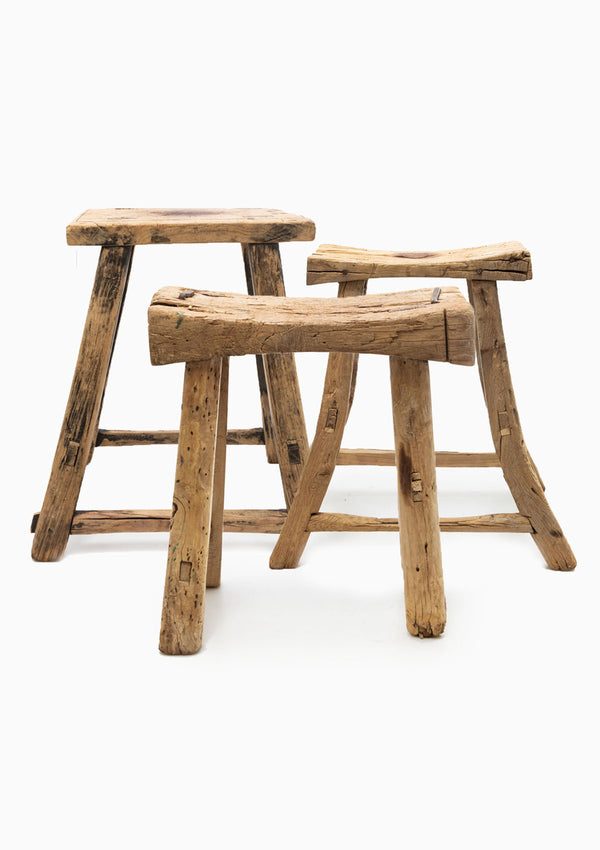 Vintage Large Rectangular Stool