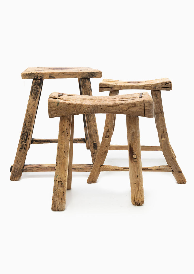 Vintage Large Rectangular Stool