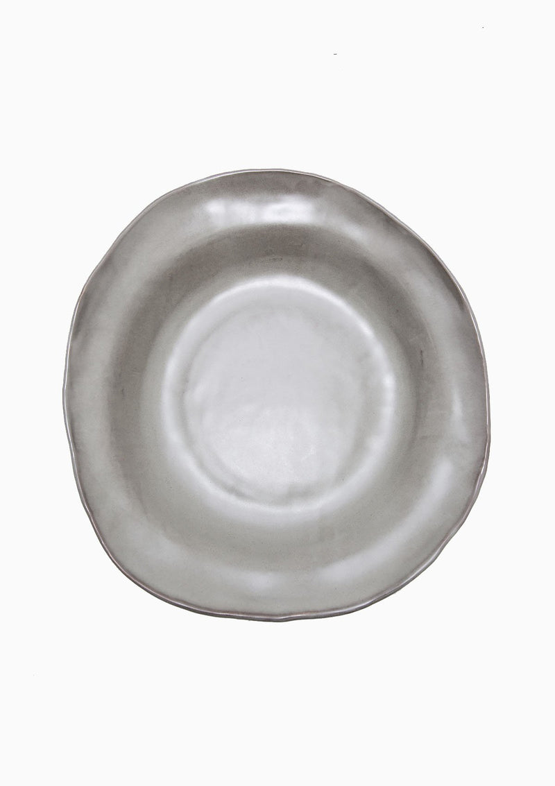 Piatra Serving Bowl | Gunmetal