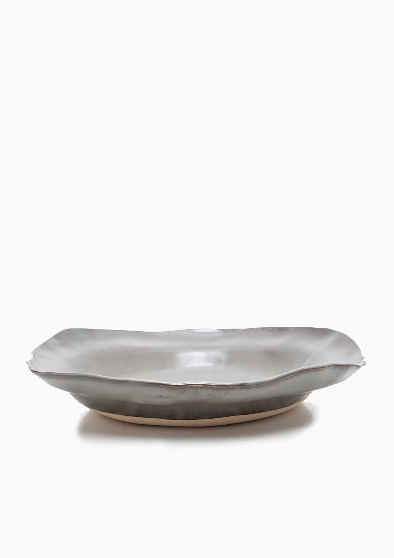 Piatra Serving Bowl | Gunmetal