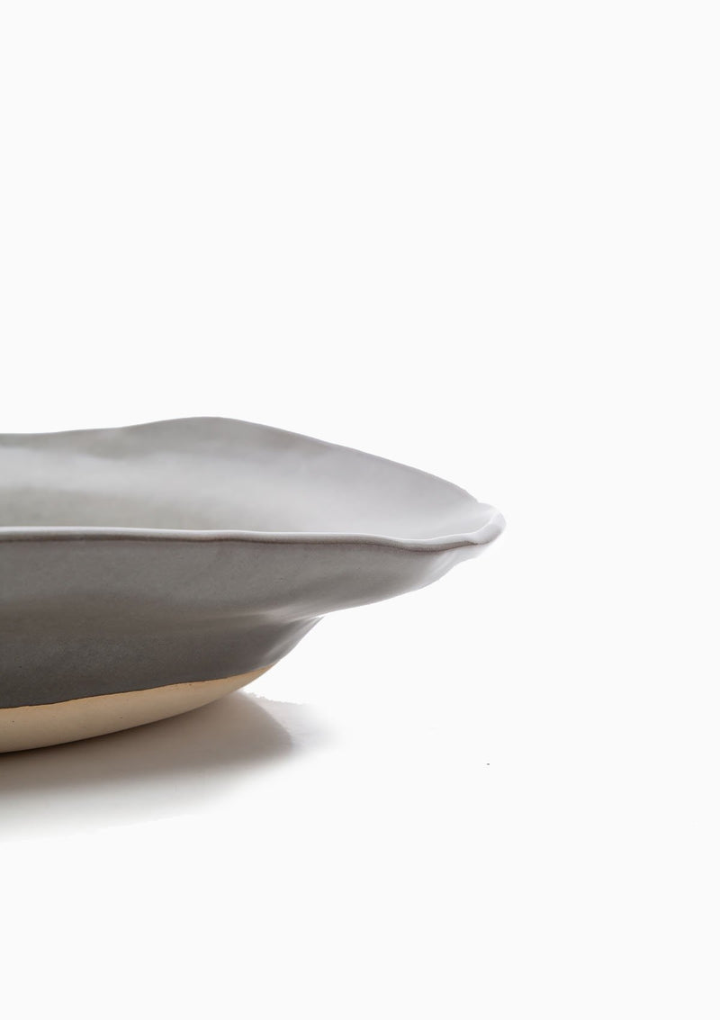 Piatra Serving Bowl | Gunmetal