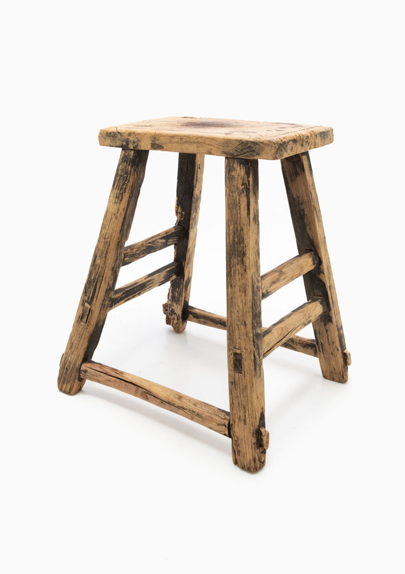 Vintage Large Rectangular Stool