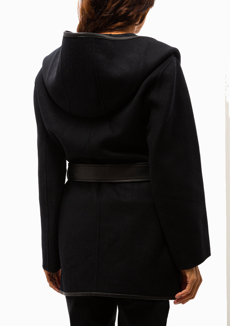 Amina Robe Jacket | Black