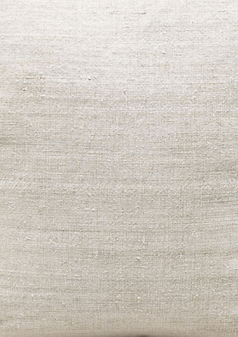 Vintage Linen Pillow, Sand | 20"x20"