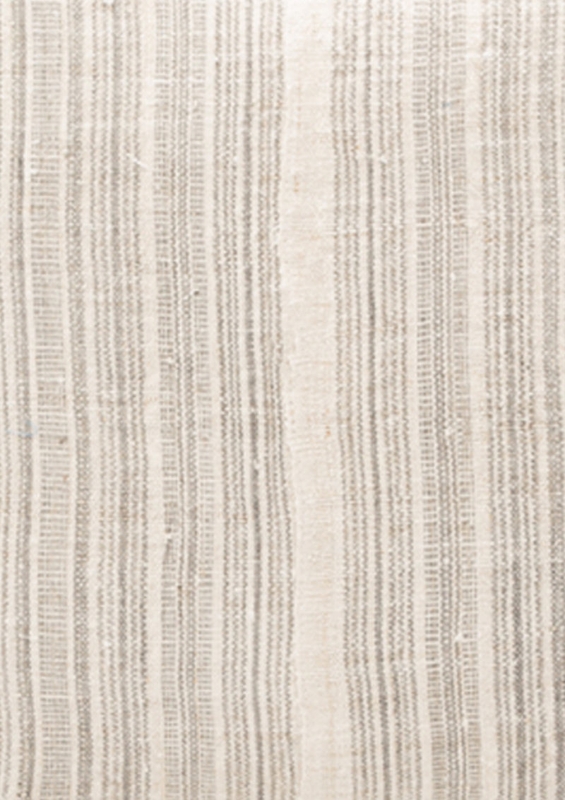 Multi Stripe Natural Grain Sack Pillow | 20"x20"