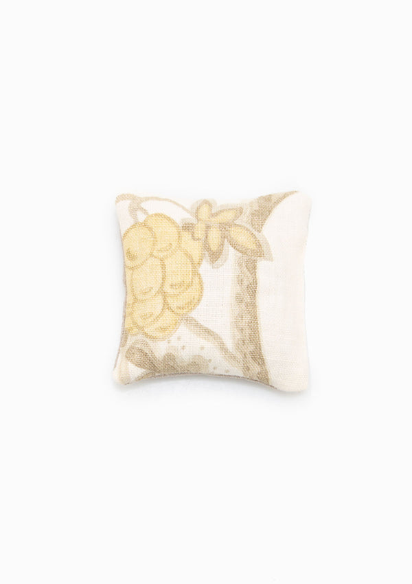 Organic Lavender DIANI Sachet | Yellow/Grey Vine