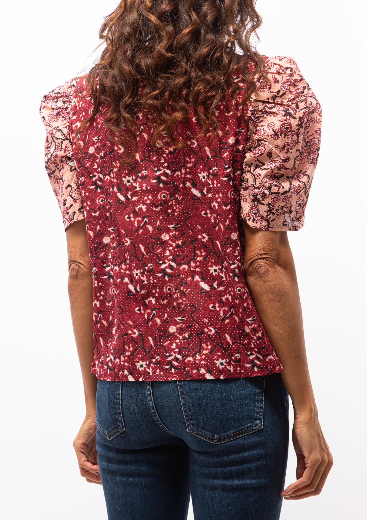 Hollyhock Top | Berry/Pinkish