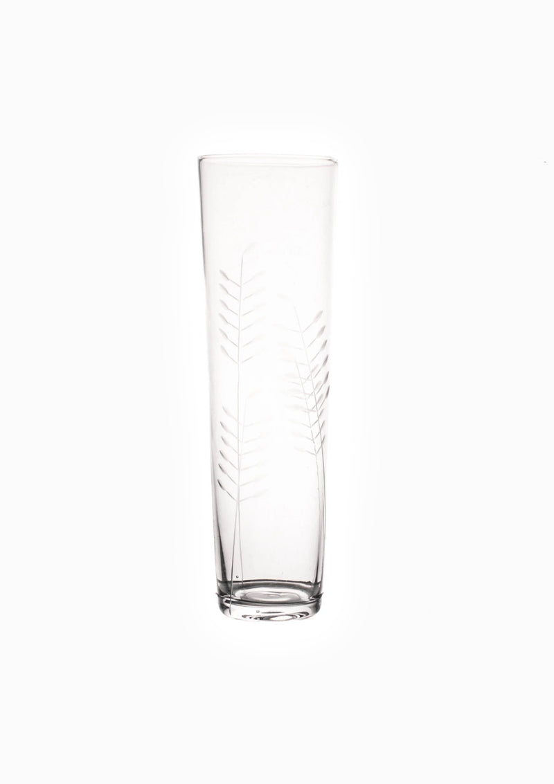 Sienna Etched Champagne Glass | Fern