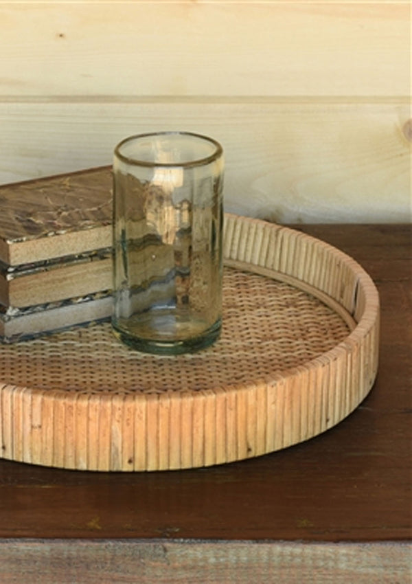 Rattan Cayman Tray | Medium
