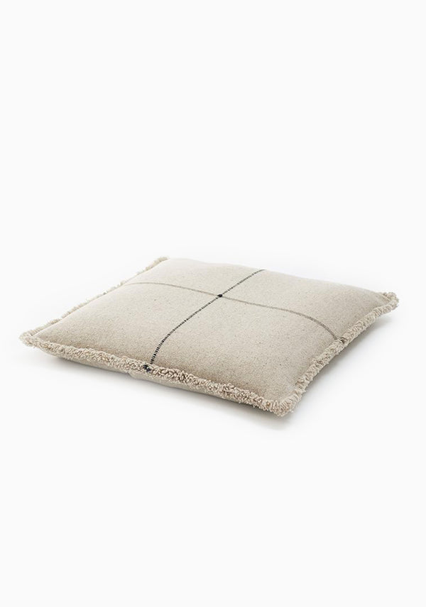 Zabu Thor Floor Cushion, Black | 31.5" x 31.5"