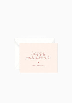 Valentine's Pizza Greeting Card