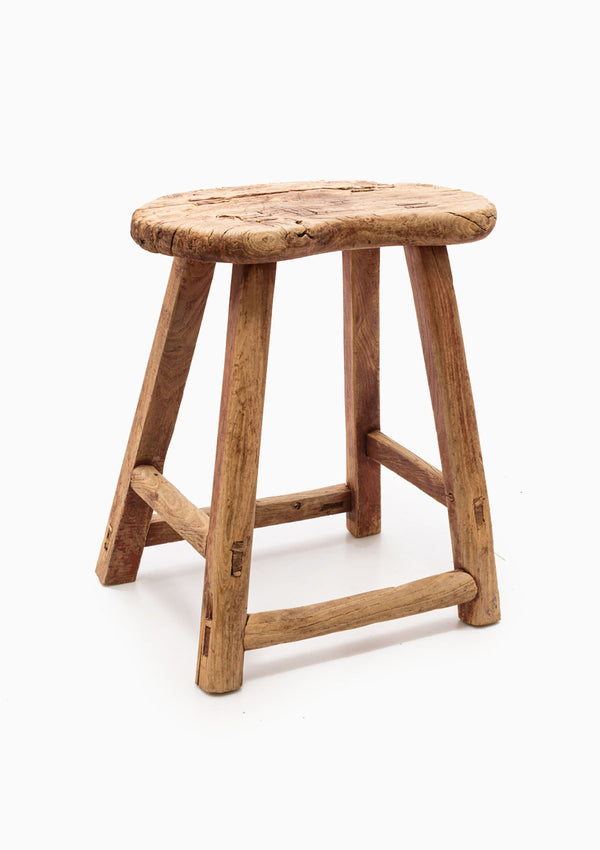 Vintage Crescent Stool
