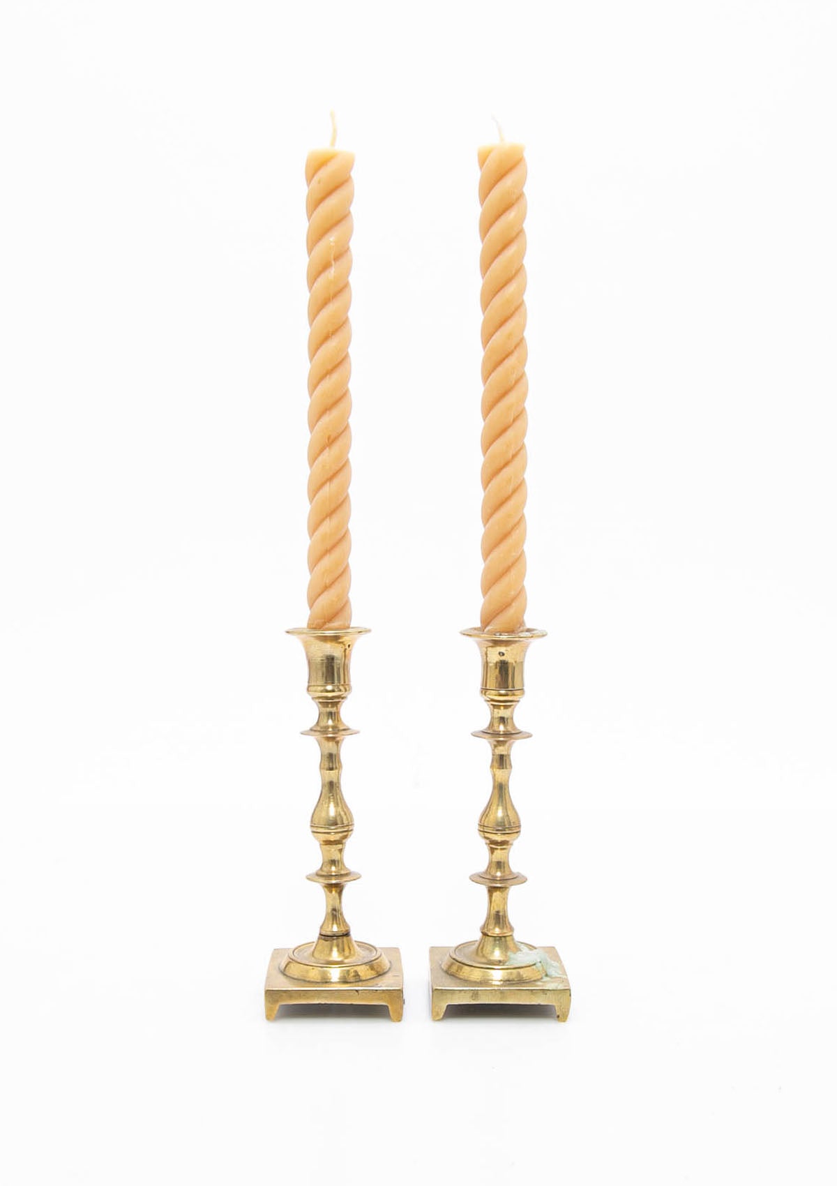 Rope Candles Pair | Natural