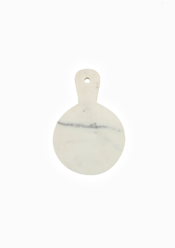 White Marble Mini Board, Round