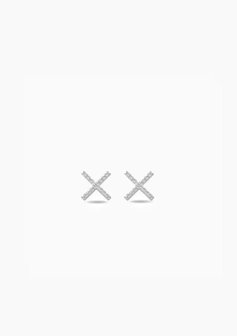 Pave X Posts | Silver