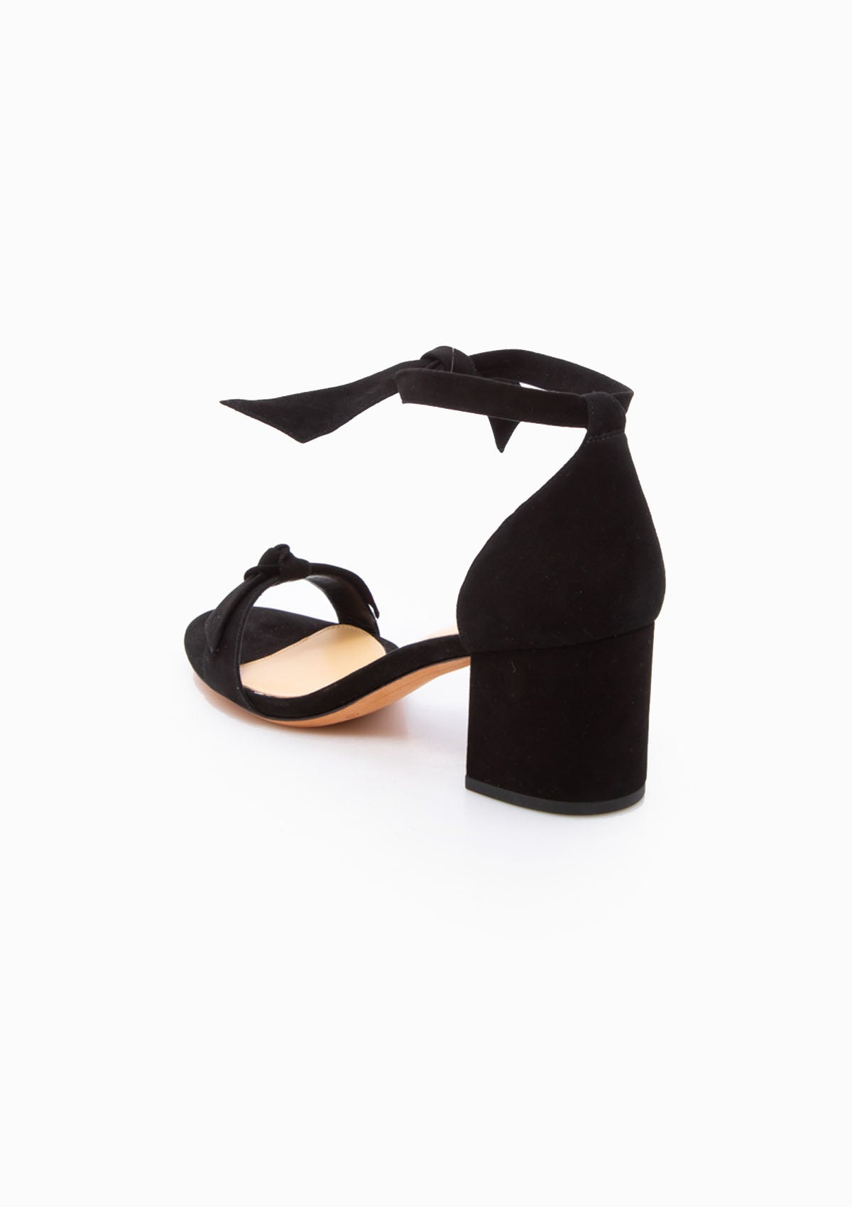 Clarita Block 60 Heel | Black Suede