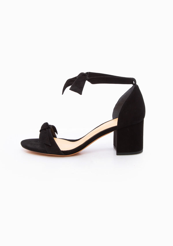 Clarita Block 60 Heel | Black Suede