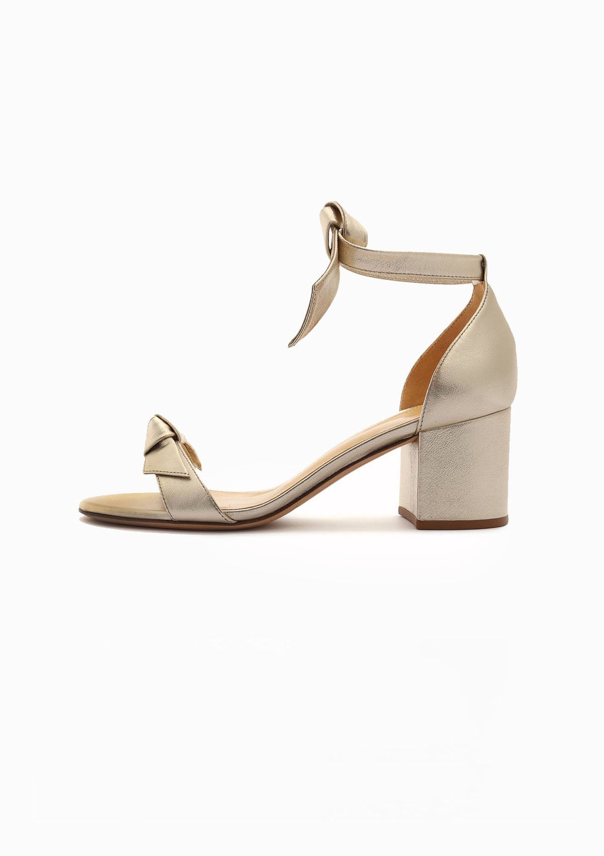 Clarita Block 60 Heel | Golden