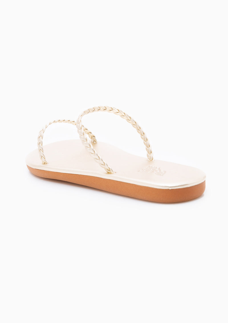 Aprilia Eco Napa Sandal | Platinum