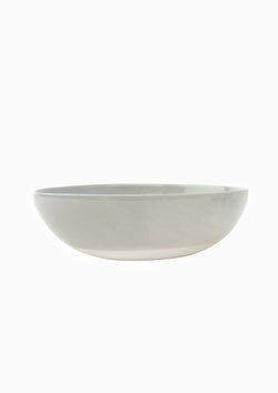 Shell Bisque Round Serving Bowl | Grey