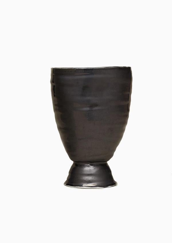 Bare Pedestal Vase | Mussel