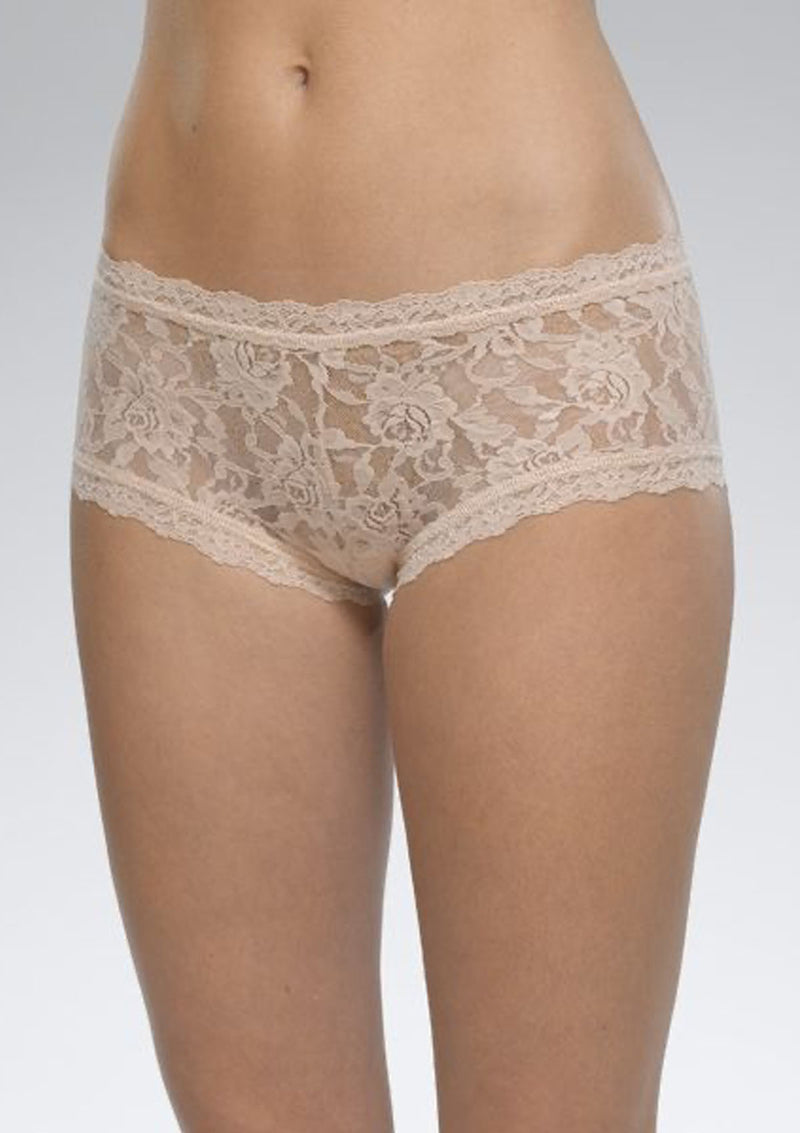 Signature Lace Boyshort | Chai