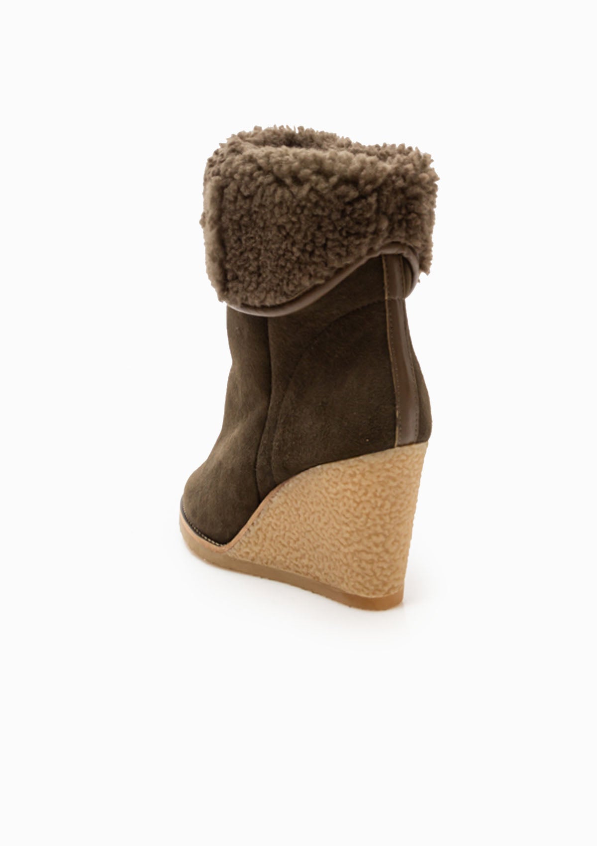 Totam Wedge Boot | Khaki